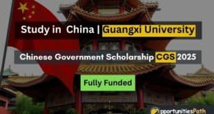 Chinese Government Scholarship (CGS) 2025