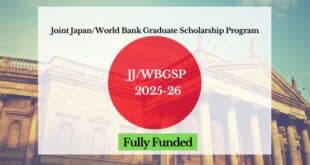 Joint Japan/World Bank Graduate Scholarship Program