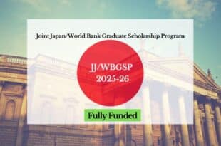 Joint Japan/World Bank Graduate Scholarship Program