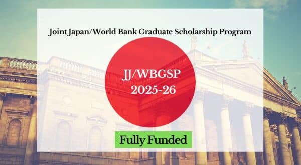 Joint Japan/World Bank Graduate Scholarship Program