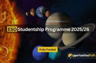 ESO Studentship Programme 2025/26