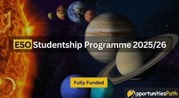 ESO Studentship Programme 2025/26