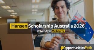 Hansen Scholarship Australia 2026