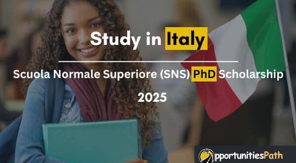 Scuola Normale Superiore (SNS) PhD Scholarship