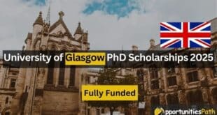 University of Glasgow PhD Scholarships 2025