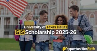 University of Texas Dallas GIS Scholarship 2025-26