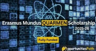 Erasmus Mundus QUARMEN Scholarship 2025-26