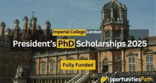 President’s PhD Scholarships 2025