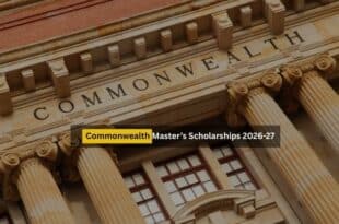 Commonwealth Master’s Scholarships 2026-27