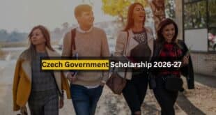 Czech Government Scholarship 2026-27