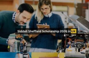 Siddall Sheffield Scholarship 2026