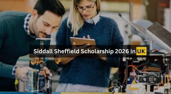 Siddall Sheffield Scholarship 2026