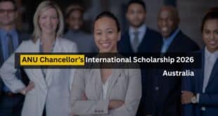 ANU Chancellor’s International Scholarship 2026