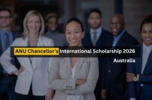 ANU Chancellor’s International Scholarship 2026