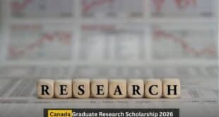 Canada Graduate Research Scholarship 2026