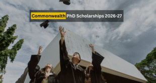 Commonwealth PhD Scholarships 2026-27