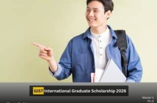 GIST International Graduate Scholarship 2026