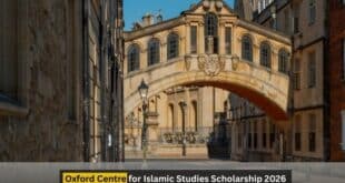 Oxford Centre for Islamic Studies Scholarship 2026