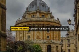 Oxford university Optiver Foundation Scholarships 2026