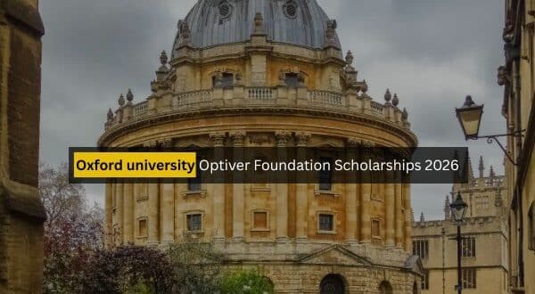 Oxford university Optiver Foundation Scholarships 2026