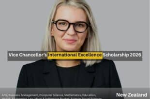 Vice Chancellor’s International Excellence Scholarship 2026