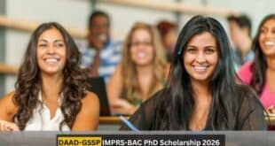 DAAD-GSSP IMPRS-BAC PhD Scholarship 2026
