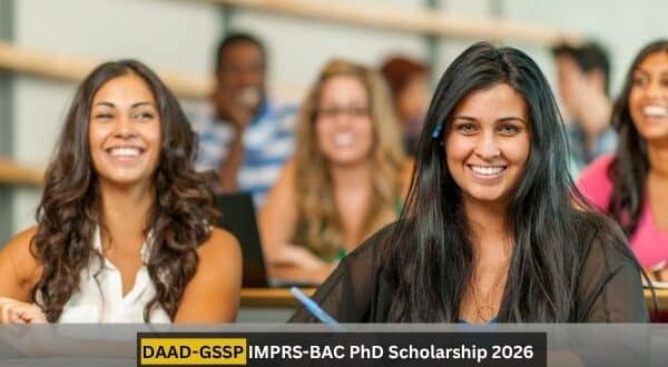 DAAD-GSSP IMPRS-BAC PhD Scholarship 2026