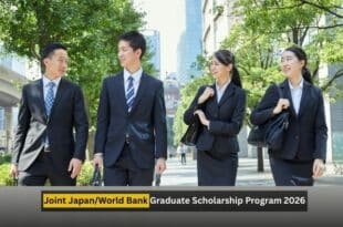 Joint JapanWorld Bank Graduate Scholarship Program 2026