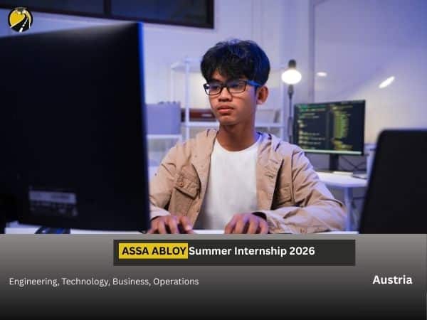 ASSA ABLOY Announces Summer Internship 2026 in Austria - Opportunities Path
