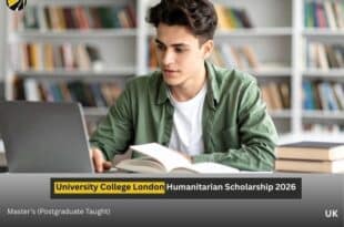 UCL Humanitarian Scholarship 2026