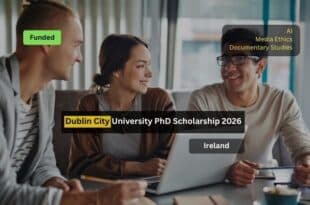 DCU PhD Scholarship 2026