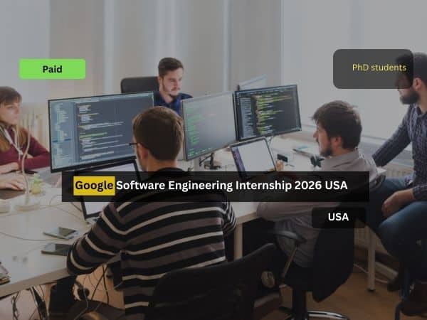 Google Officially Opens Software Engineering Internship 2026 in USA ...