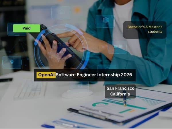 OpenAI Lauches Software Engineer Internship 2026 in USA - Opportunities ...