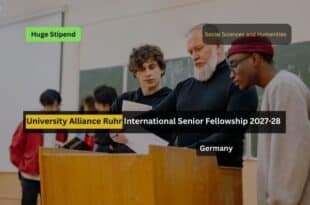 International Senior Fellowship 2027-28 UA Ruhr