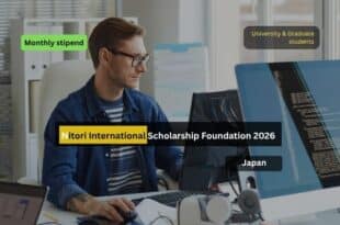 Nitori Scholarship 2026 in Japan