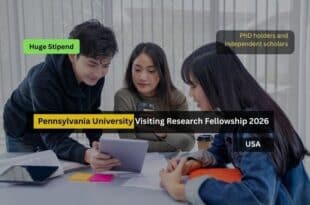 Pennsylvania University Visiting Research Fellowship 2026