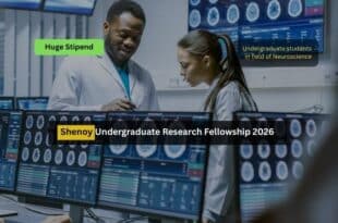 Shenoy Undergraduate Research Fellowship 2026