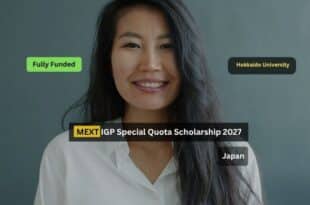 MEXT IGP Special Quota Scholarship 2027