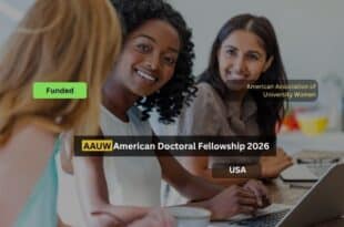 AAUW American Doctoral Fellowship 2026