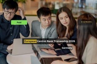 European Central Bank Traineeship 2026