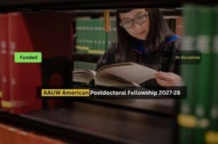 AAUW American Postdoctoral Fellowship 2027-28