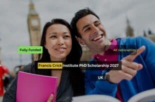 Crick PhD Scholarship 2027