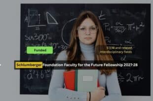 Schlumberger Foundation Fellowship 2027-28