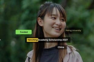 Yenching Academy Scholarship 2027